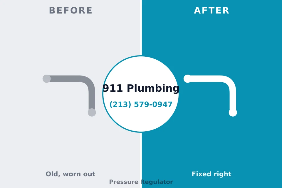 Before and after: plumbing repair Perry Park, CO